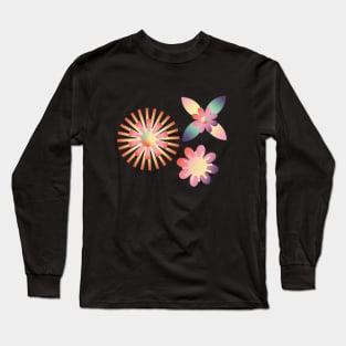 Colorful Geometric Shape Long Sleeve T-Shirt